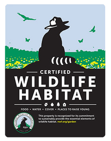 National Wildlife Federation Certified Wildlife Habitat at Lotus Ranch 
