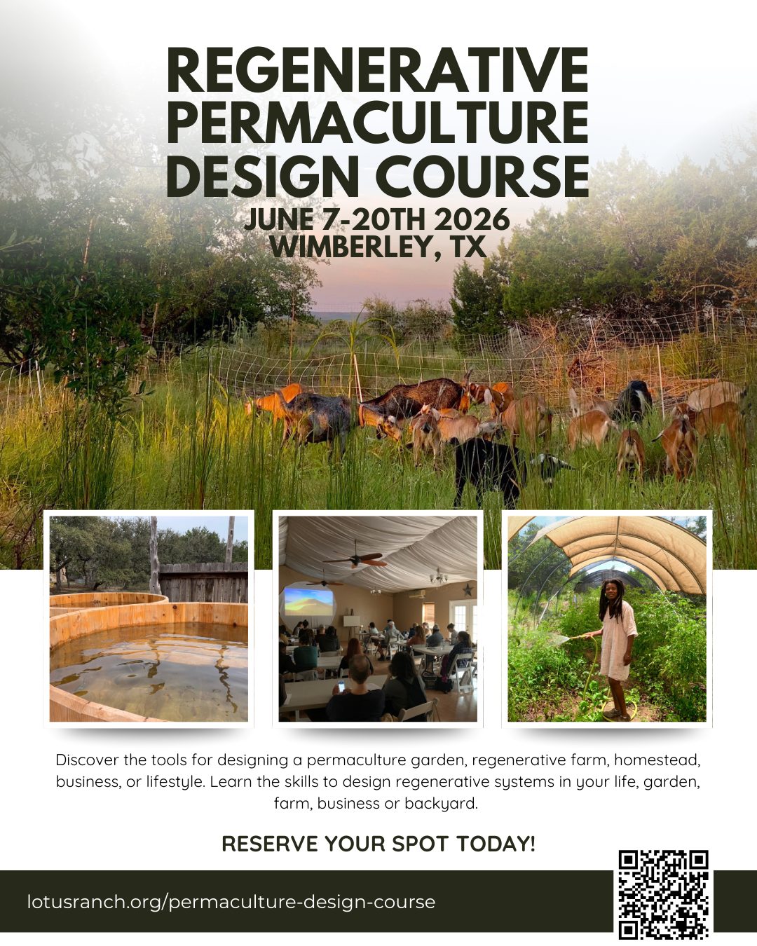 Regenerative Permaculture Design Course